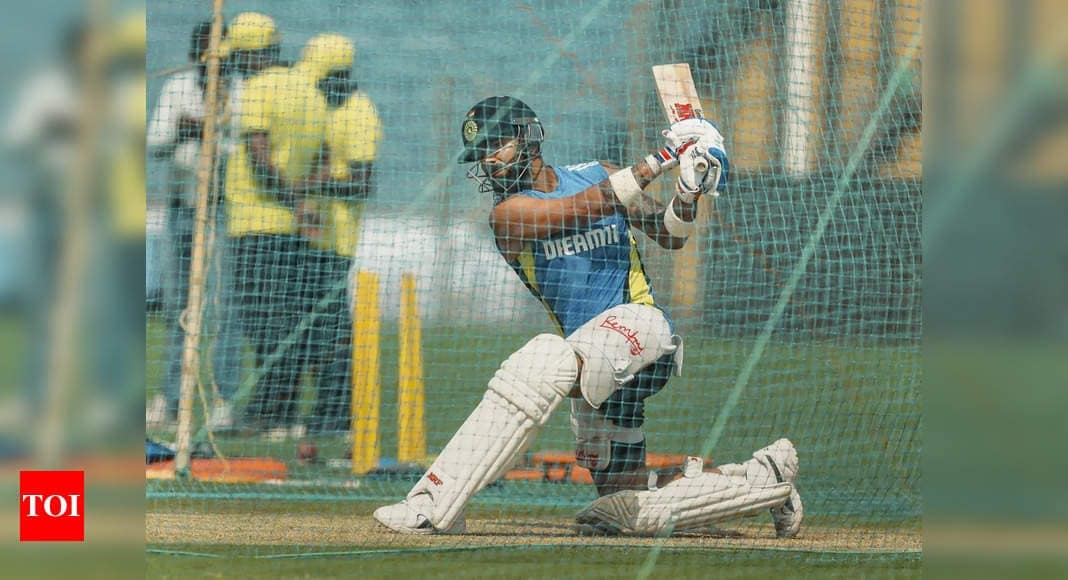 Watch: Pune crowd stays back as Virat Kohli practices after stumps on Day 1 | Cricket News Watch: Pune crowd stays back as Virat Kohli practices after stumps on Day 1 | Cricket News