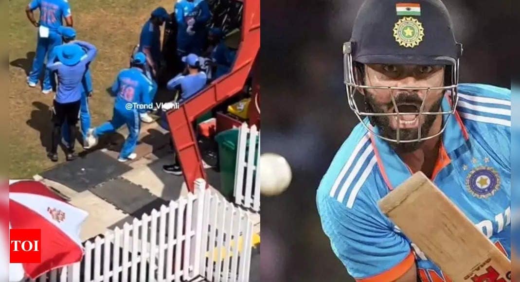 ‘Unseen video’: Virat Kohli puts on his dancing shoes before joining team huddle. Watch | Cricket News ‘Unseen video’: Virat Kohli puts on his dancing shoes before joining team huddle. Watch | Cricket News