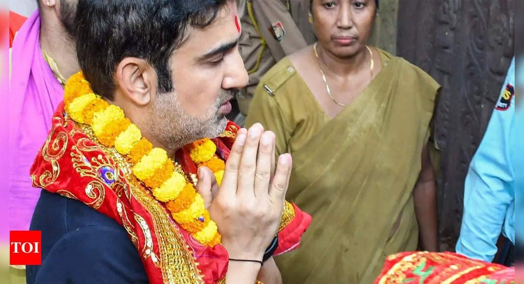 Watch: Team India head coach Gautam Gambhir visits Kamakhya Temple in Guwahati | Cricket News Watch: Team India head coach Gautam Gambhir visits Kamakhya Temple in Guwahati | Cricket News