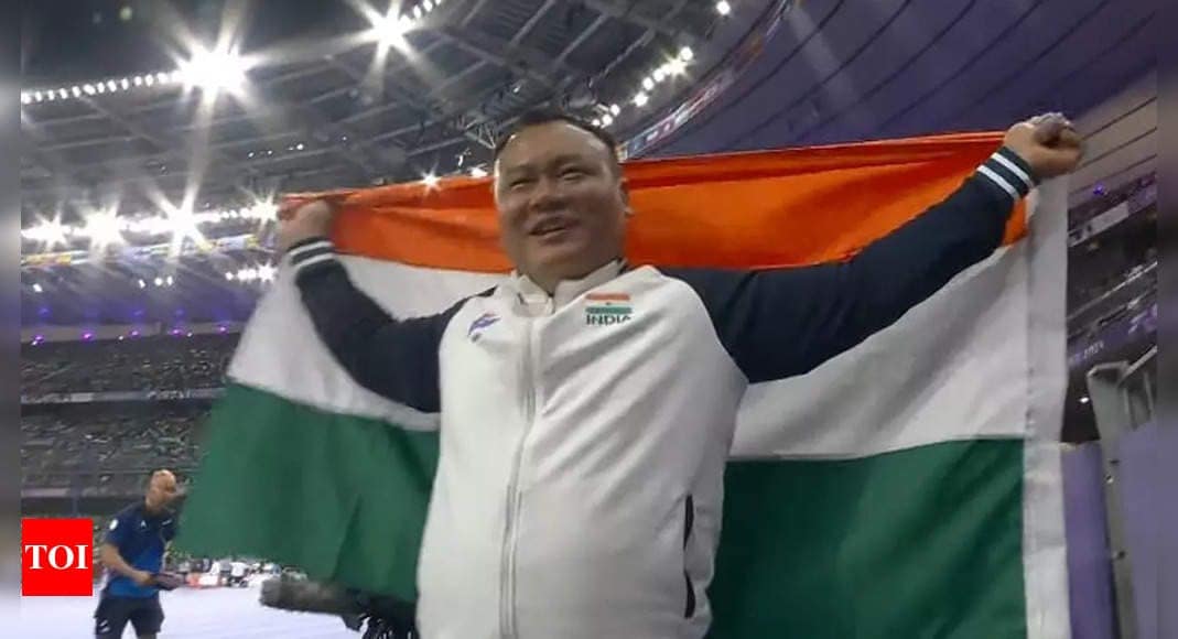 Landmine survivor shot-putter Hokato Sema wins Paralympics bronze | Paris Paralympics News Landmine survivor shot-putter Hokato Sema wins Paralympics bronze | Paris Paralympics News