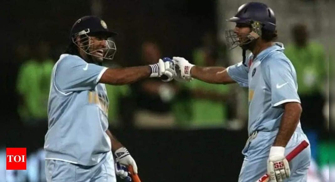 What MS Dhoni said to Yuvraj Singh after he hit Stuart Broad for 6 sixes in 2007 T20 World Cup | Cricket News What MS Dhoni said to Yuvraj Singh after he hit Stuart Broad for 6 sixes in 2007 T20 World Cup | Cricket News