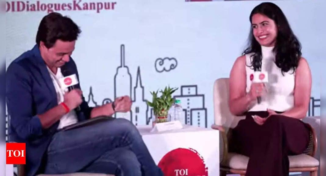 I get confidence from my mother and coach, says Manu Bhaker at TOI Kanpur Dialogues | More sports News I get confidence from my mother and coach, says Manu Bhaker at TOI Kanpur Dialogues | More sports News