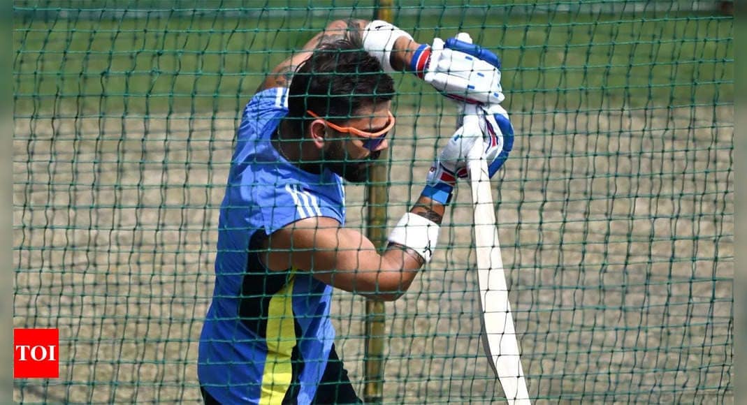Virat Kohli’s spin vulnerability exposed again as Axar Patel cleans him up in nets Virat Kohli’s spin vulnerability exposed again as Axar Patel cleans him up in nets