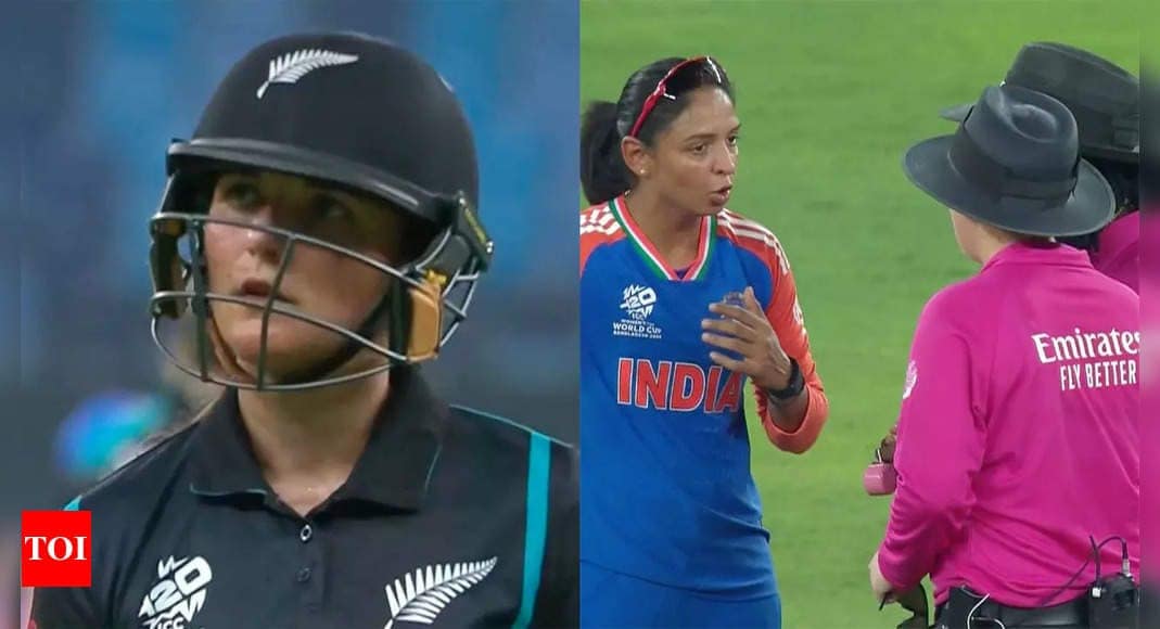 Run-out controversy! Why Amelia Kerr was given not out by on-field umpires during India-NZ Women’s T20 World Cup match | Cricket News Run-out controversy! Why Amelia Kerr was given not out by on-field umpires during India-NZ Women’s T20 World Cup match | Cricket News