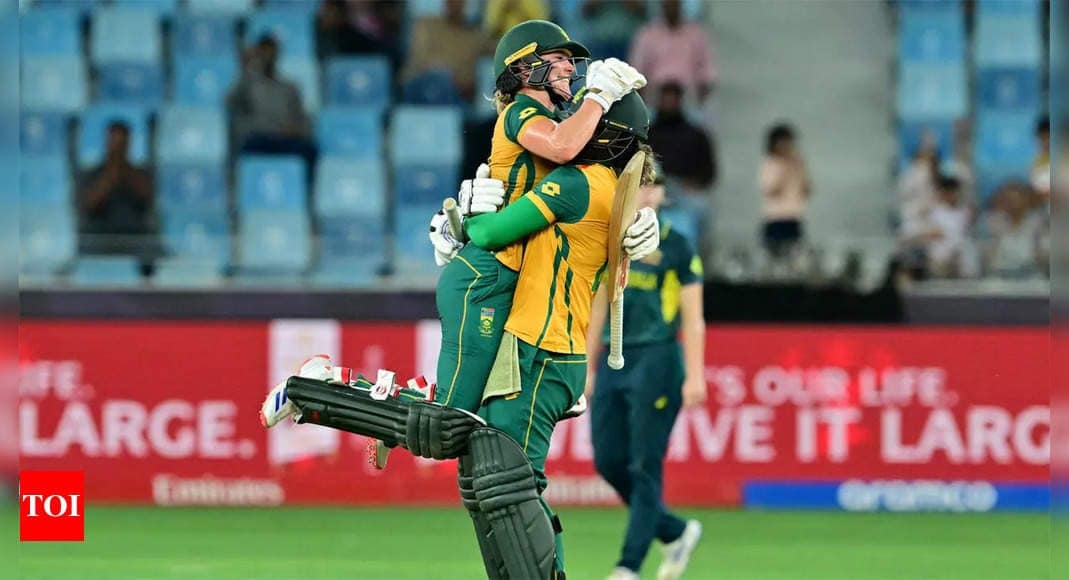 South Africa stun mighty Australia to enter Women’s T20 World Cup final | Cricket News South Africa stun mighty Australia to enter Women’s T20 World Cup final | Cricket News