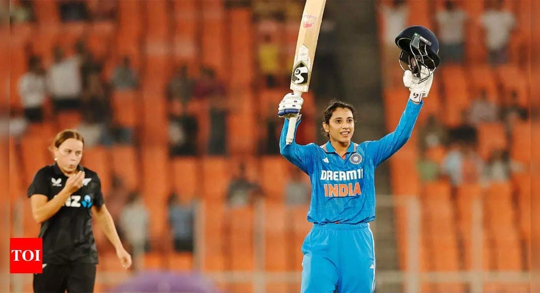 New Record! Smriti Mandhana slams 8th ODI century, surpasses Mithali Raj to become… | Cricket News New Record! Smriti Mandhana slams 8th ODI century, surpasses Mithali Raj to become… | Cricket News