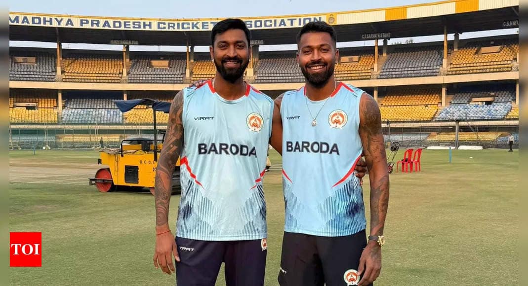 ‘Reporting to my brother’: Hardik Panyda joins Krunal Pandya to play in Syed Mushtaq Ali Trophy | Cricket News ‘Reporting to my brother’: Hardik Panyda joins Krunal Pandya to play in Syed Mushtaq Ali Trophy | Cricket News