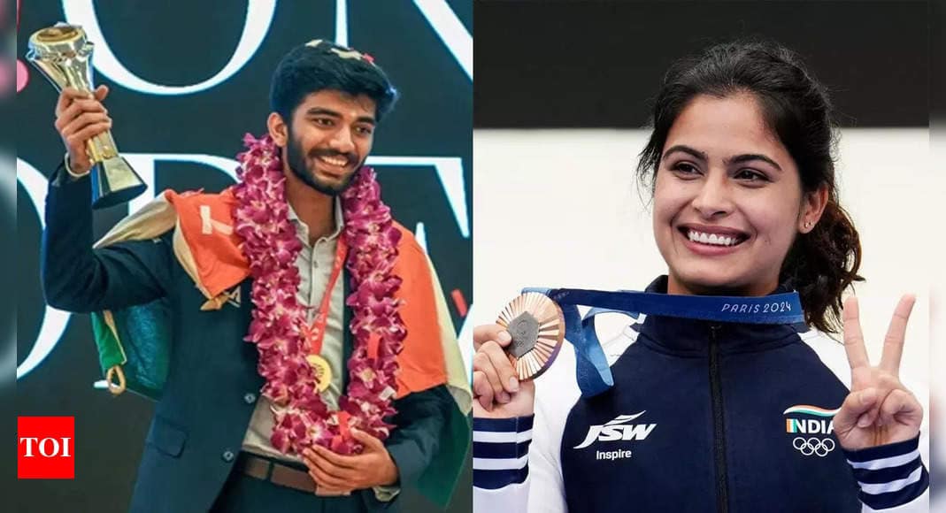 Manu Bhaker, D Gukesh to be conferred Major Dhyan Chand Khel Ratna Award | More sports News Manu Bhaker, D Gukesh to be conferred Major Dhyan Chand Khel Ratna Award | More sports News