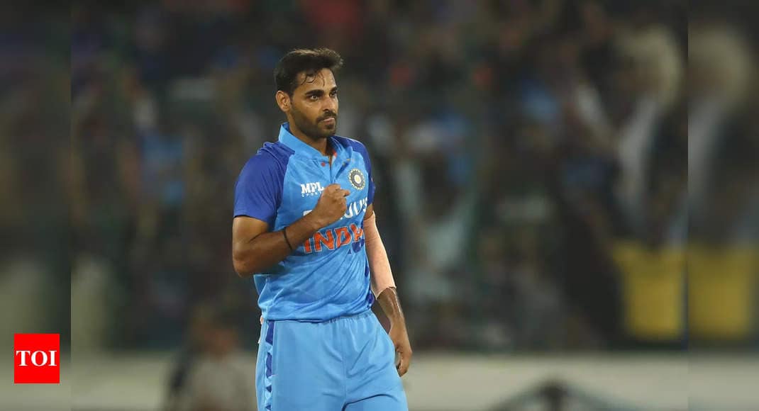 Bhuvneshwar Kumar sends strong message to IPL franchises with stunning hat-trick in Syed Mushtaq Ali Trophy | Cricket News Bhuvneshwar Kumar sends strong message to IPL franchises with stunning hat-trick in Syed Mushtaq Ali Trophy | Cricket News