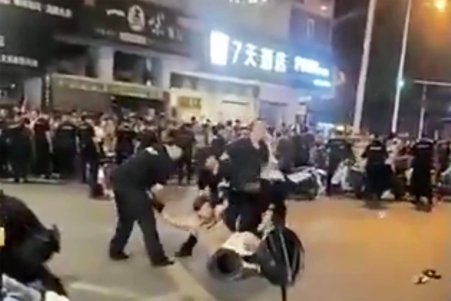 Attack on teenage girl sparks rare protests in China as video goes viral Attack on teenage girl sparks rare protests in China as video goes viral