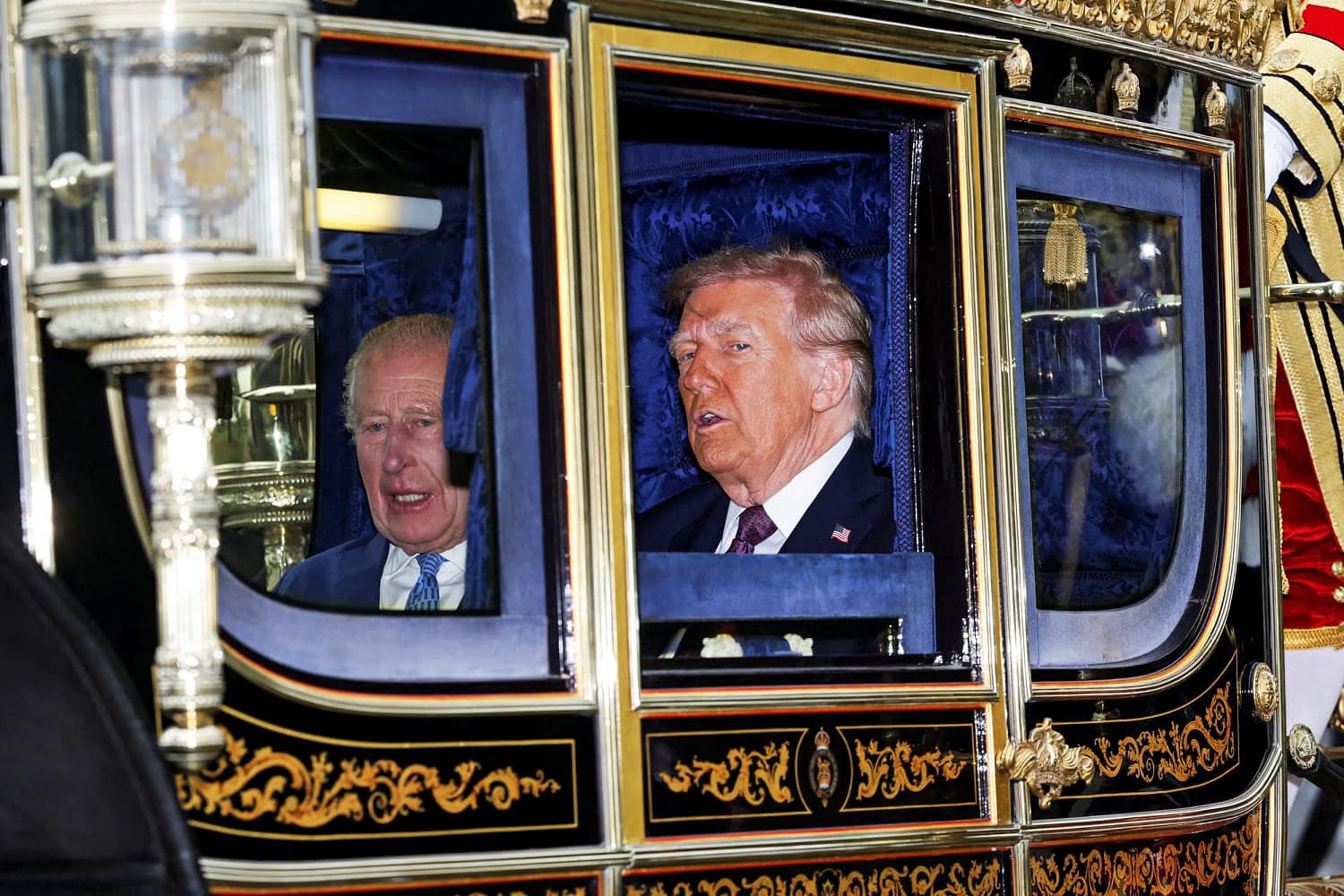 A king, a carriage and an ancient castle greet Trump at historic U.K. visit A king, a carriage and an ancient castle greet Trump at historic U.K. visit