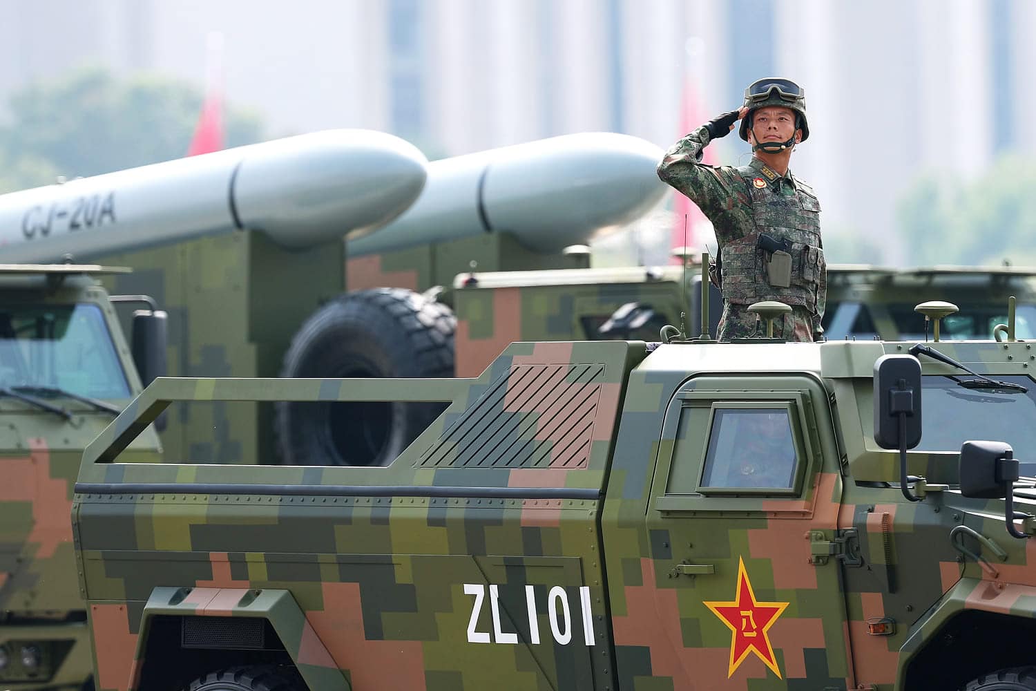 China parades its military might, and its friends, in a defiant display for the U.S. China parades its military might, and its friends, in a defiant display for the U.S.