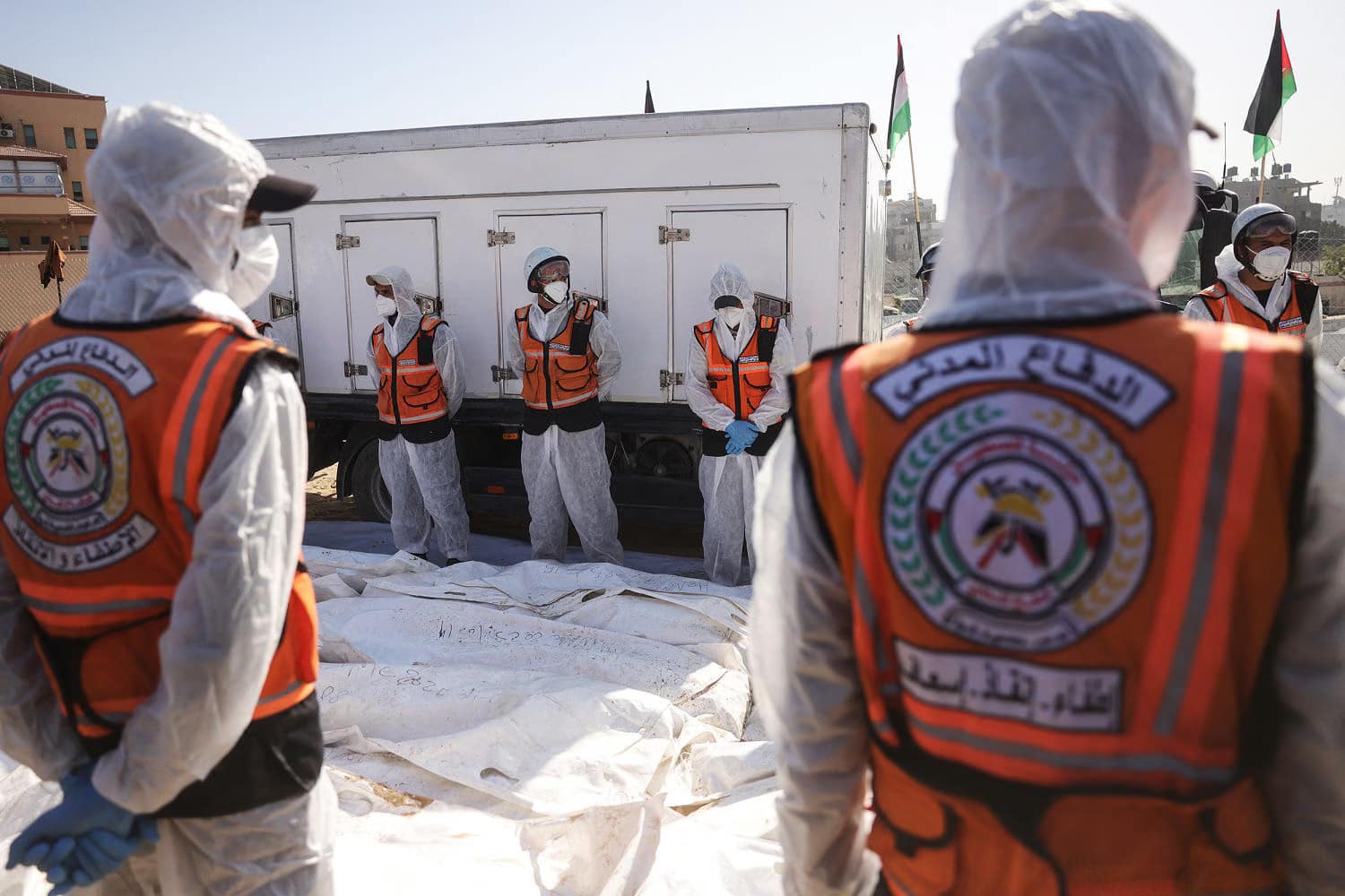 In Gaza, a mass burial offers little closure and new questions In Gaza, a mass burial offers little closure and new questions